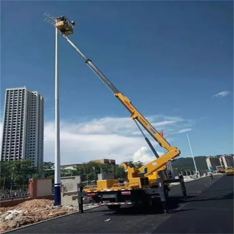 武汉维修路灯的曲臂升降车出租