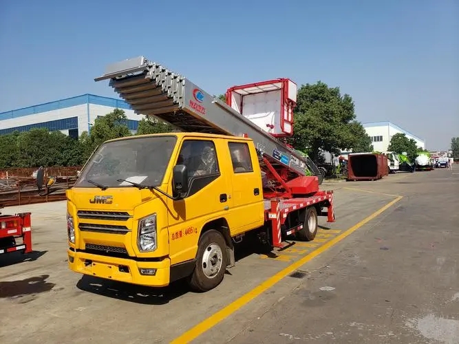 武汉附近云梯车出租 砂石搬运